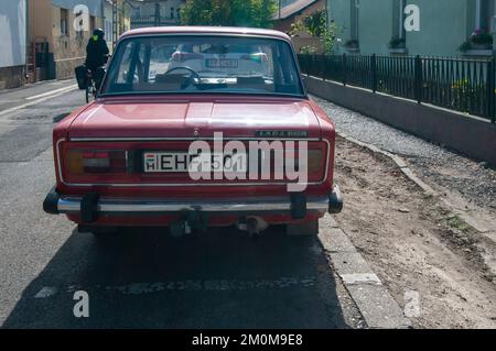 Lada 1500 S The VAZ-2103 Zhiguli is a deluxe compact sedan car (small class, passenger car, model 3 in the Soviet classification), produced by VAZ, in Stock Photo