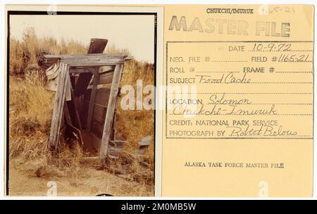 Food cache. Alaska Task Force Photographs Stock Photo - Alamy