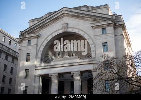 Bush House on the Aldwych in central London. Former home of the BBC World Service. Stock Photo