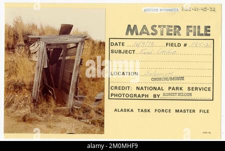 Food cache. Alaska Task Force Photographs Stock Photo - Alamy