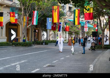 Medina Centrale in The Pearl District Doha, Qatar Stock Photo