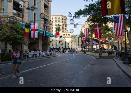 Medina Centrale in The Pearl District Doha, Qatar Stock Photo