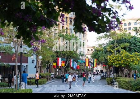 Medina Centrale in The Pearl District Doha, Qatar Stock Photo