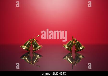 Close-up of Christmas ornaments Stock Photo