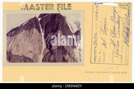 Mount Logan. Alaska Task Force Photographs Stock Photo