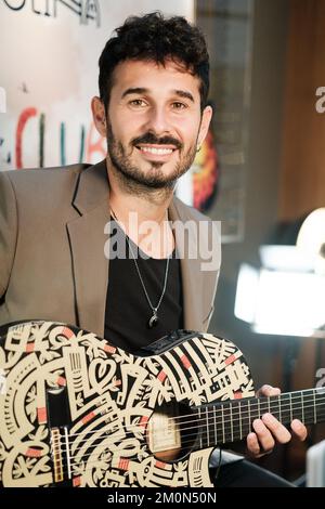 Madrid, Spain. 07th Dec, 2022. Singer Antonito Molina seen during the presentation of his new album 'El Club de Los Soñadores' at the Wellington hotel in Madrid. Credit: SOPA Images Limited/Alamy Live News Stock Photo