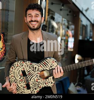 Madrid, Spain. 07th Dec, 2022. Singer Antonito Molina seen during the presentation of his new album 'El Club de Los Soñadores' at the Wellington hotel in Madrid. Credit: SOPA Images Limited/Alamy Live News Stock Photo