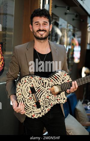 Madrid, Spain. 07th Dec, 2022. Singer Antonito Molina seen during the presentation of his new album 'El Club de Los Soñadores' at the Wellington hotel in Madrid. (Photo by Atilano Garcia/SOPA Images/Sipa USA) Credit: Sipa USA/Alamy Live News Stock Photo