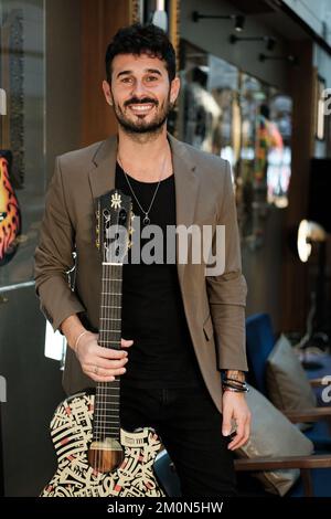 Madrid, Spain. 07th Dec, 2022. Singer Antonito Molina seen during the presentation of his new album 'El Club de Los Soñadores' at the Wellington hotel in Madrid. (Photo by Atilano Garcia/SOPA Images/Sipa USA) Credit: Sipa USA/Alamy Live News Stock Photo