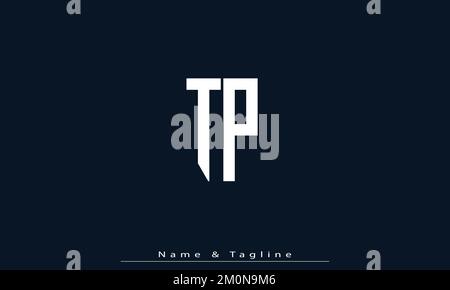 Alphabet letters Initials Monogram logo TP , PT Stock Vector