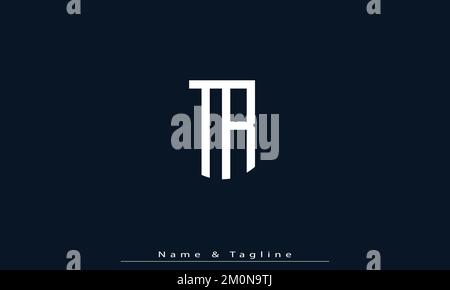 Alphabet letters Initials Monogram logo TR , RT Stock Vector