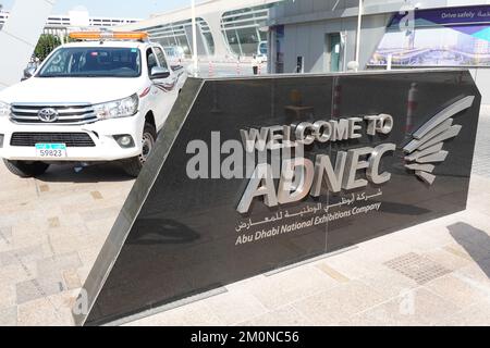 Abu dhabi National Exhibition Centre, Abu Dhabi, UAE Stock Photo