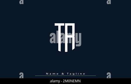 Alphabet letters Initials Monogram logo TR , RT Stock Vector