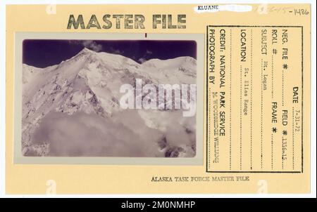 Mount Logan. Alaska Task Force Photographs Stock Photo