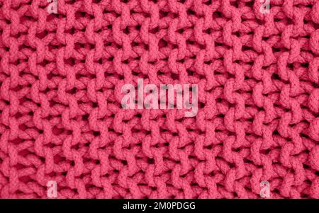 super chunky knitted background. Knitted structure Stock Photo