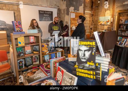 Detroit, Michigan - Next Chapter Books, a pop-up bookstore set up