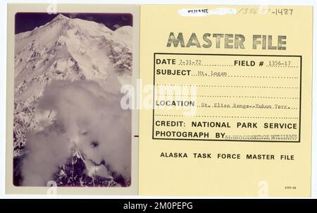 Mount Logan. Alaska Task Force Photographs Stock Photo