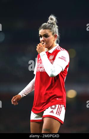 London, UK. 07th Dec, 2022. London, December 7th 2022: Laura Wienroither (26 Arsenal) during the UEFA Womens Champions League Group C game between Arsenal and Juventus at The Emirates Stadium, London, England. (Pedro Soares/SPP) Credit: SPP Sport Press Photo. /Alamy Live News Stock Photo