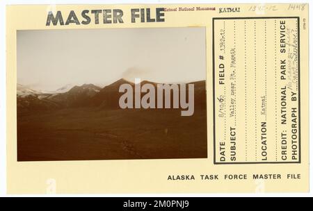 Valley near Mount Mageik. Alaska Task Force Photographs Stock Photo