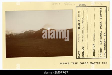 Valley near Mount Mageik. Alaska Task Force Photographs Stock Photo