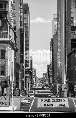 Ottawa, Canada - Aug. 24 2022: Summer time street view in Ottawa Stock Photo