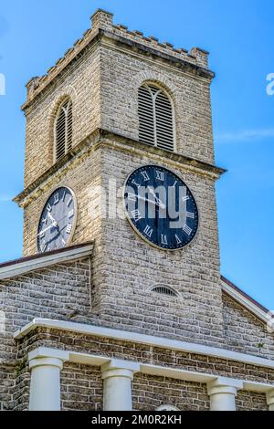 Kawaiaha'o Church Building Honolulu Oahu Hawaii Oldest church on Oahu Built 1820  Congregational church was church of Hawaiian royalty Stock Photo