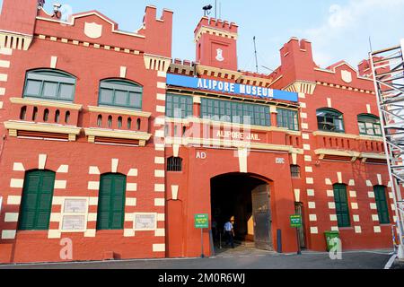 Picture of Alipore Jail, historical building built by the British, a colonial prison located in the heart of Kolkata. Prison for Indian independence a Stock Photo