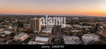 Third Avenue in Chula Vista, California, Stock Photo