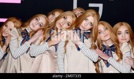 Los Angeles, CA,  - Dec 07, 2022: Dancers perform at the movie premiere of 'M3GAN' at TCL Chinese Theatre Stock Photo