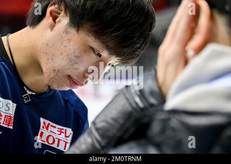 Kao MIURA (JPN), during Senior Men Practice, at the ISU Grand Prix of Figure Skating Final 2022, at Palavela, on December 8, 2022 in Torino, Italy. Credit: Raniero Corbelletti/AFLO/Alamy Live News Stock Photo