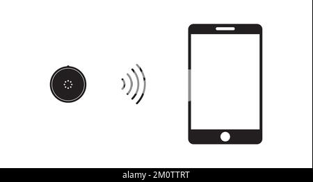 August Smart Lock Consept Design. Vector Illustration. Stock Vector