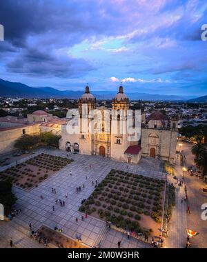 Templo de Santo Domingo de Guzmán, Oaxaca de Juárez, Oaxaca, Mexico Stock Photo