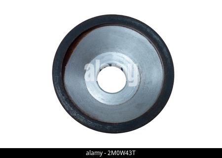 Locksmith tool for grinding industrial objects on a white background Stock Photo