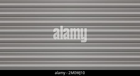 Silver corrugated iron sheets seamless pattern of fence or warehouse ...