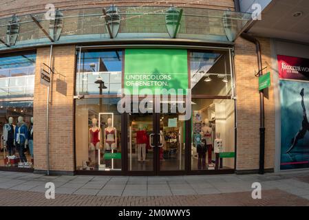 Mondovì, Piedmont, Italy - Dicembre 07, 2022: Undercolors of Benetton in  Mondovicino outlet village. Shop providing underwear, pajamas and  loungewear Stock Photo - Alamy