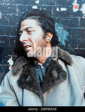 MIDNIGHT COWBOY  1969 United Artists film with Dustin Hoffman at right and Jon Voight Stock Photo