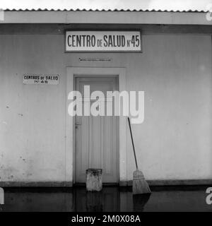 Poor children at Villa Miseria (Misery Village) at Buenos Aires outskirts, circa 1960 Stock Photo