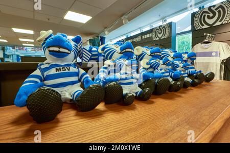 Visiting Schauinsland-Reisen-Arena - the official playground of MSV Duisburg Stock Photo