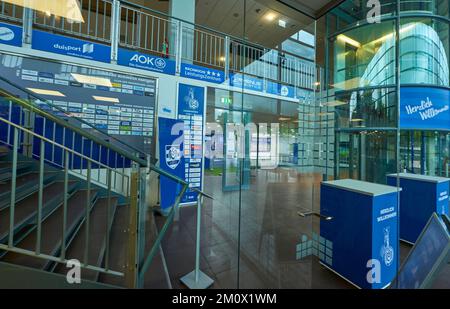 Visiting Schauinsland-Reisen-Arena - the official playground of MSV Duisburg Stock Photo