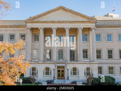 The Historic Oliver Hill Building, Richmond Virginia USA, Richmond, Virginia Stock Photo