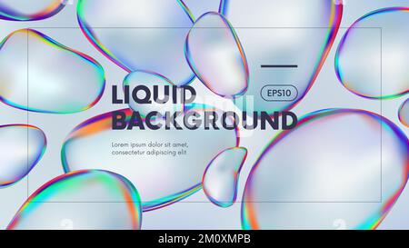 Abstract background with liquid chrome metal surface pixelated structure  Stock Vector Image & Art - Alamy