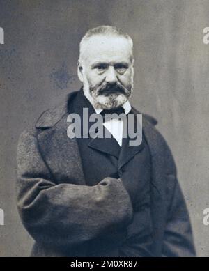 Victor Hugo, Victor-Marie Hugo (1802 – 1885) French Romantic writer and politician. Stock Photo