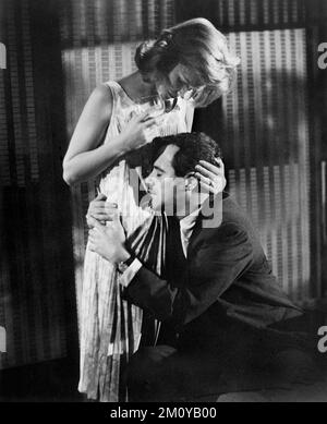 Lee Remick, Jack Lemmon, on-set of the Film, 'Days Of Wine And Roses', Warner Bros., 1962 Stock Photo