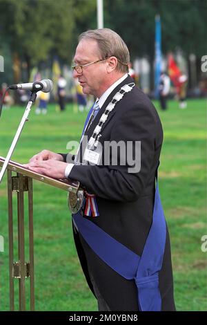 Heeswijk, Netherlands, Niederlande; Europäische Gemeinschaft Historischer Schützen; EGS-Kongress; EGS-Präsident Charles-Louis Prinz von Merode Stock Photo