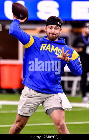 December 4, 2022 Inglewood, CA.Los Angeles Rams defensive tackle Michael  Hoecht #97 in action in the second quarter during the NFL football game  against the Seattle Seahawks..Mandatory Photo Credit: Louis Lopez/Cal Sport