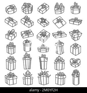 https://l450v.alamy.com/450v/2m0yf2h/pack-of-hand-drawn-vector-illustrations-of-simple-closed-wrapped-gift-boxes-various-shaped-and-sized-packages-black-outlines-for-coloring-2m0yf2h.jpg