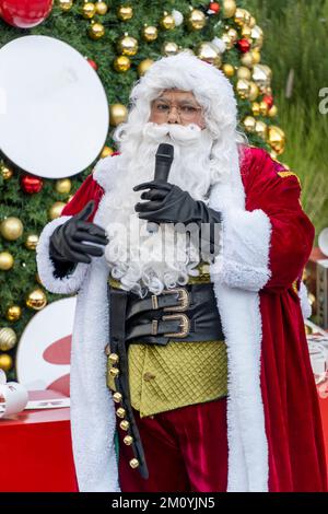 papa noel, with his red coat and long white beard, mexico latin america Stock Photo