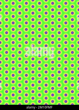 Glowing spheres on green, cartoon seamless vector pattern Stock Vector