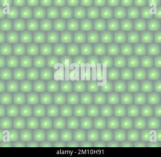 Green glow abstract radial gradients, seamless vector pattern Stock Vector