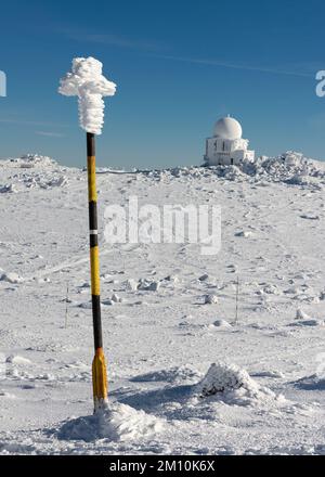 Doppler Weather Radar Station In Shape Of Soccer Ball Stock Photo - Alamy